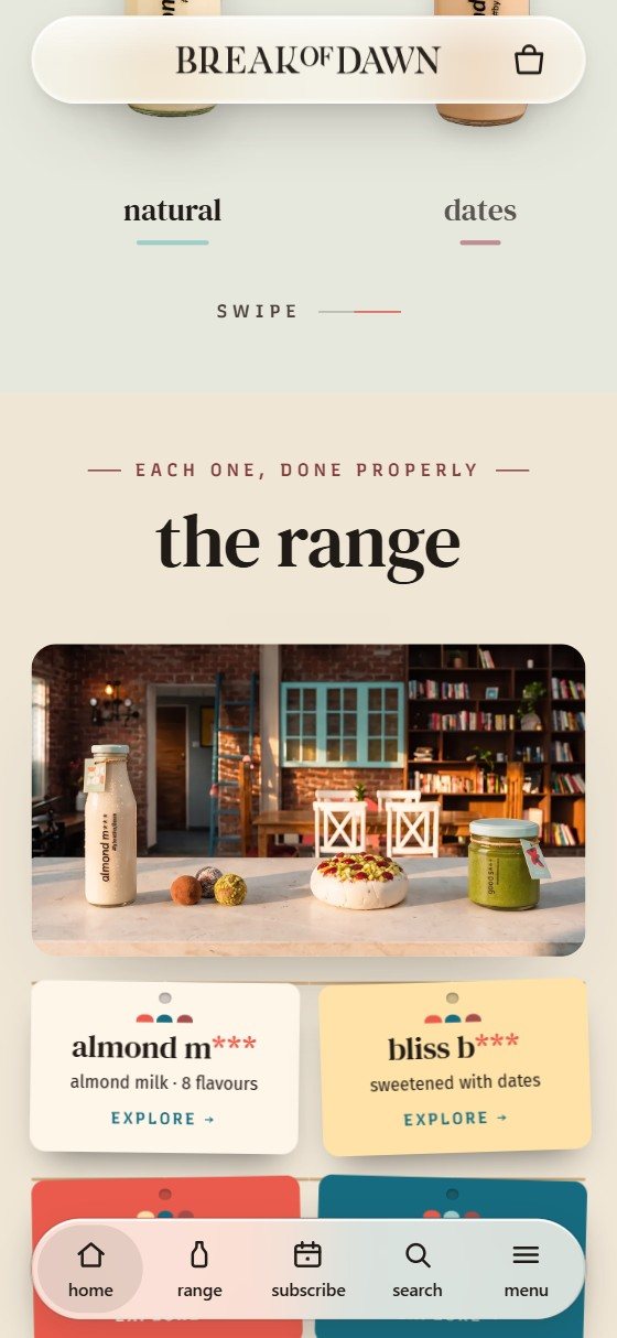 Break of Dawn on a phone: The range, one move away.