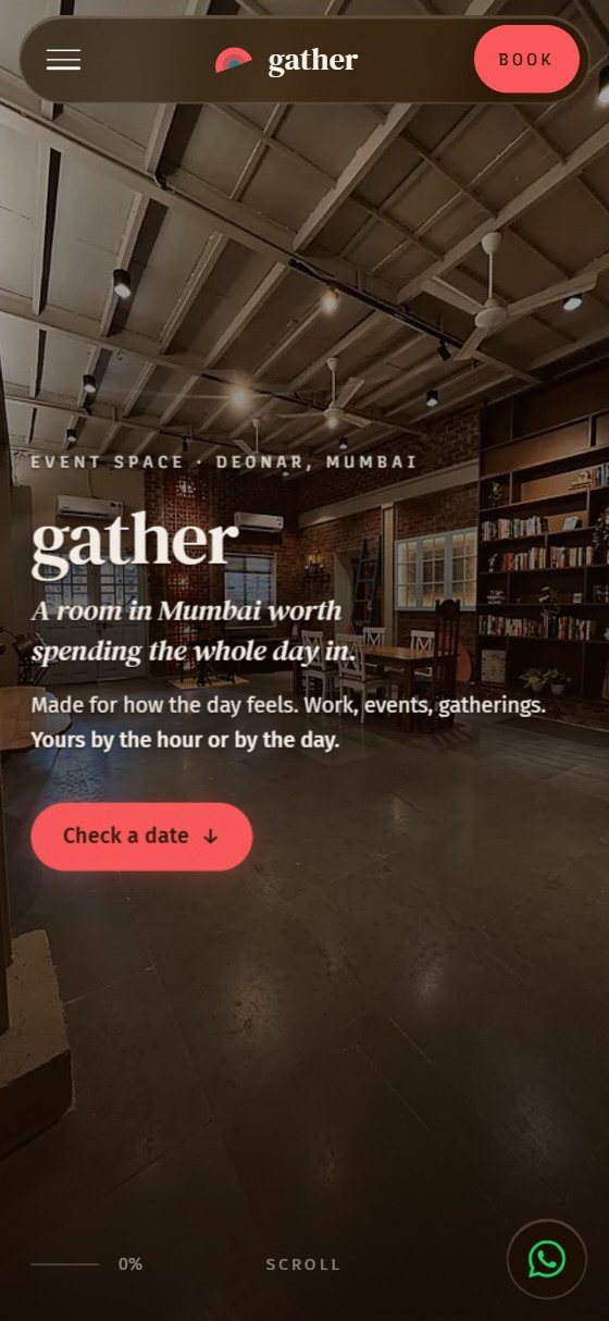 Gather on a phone