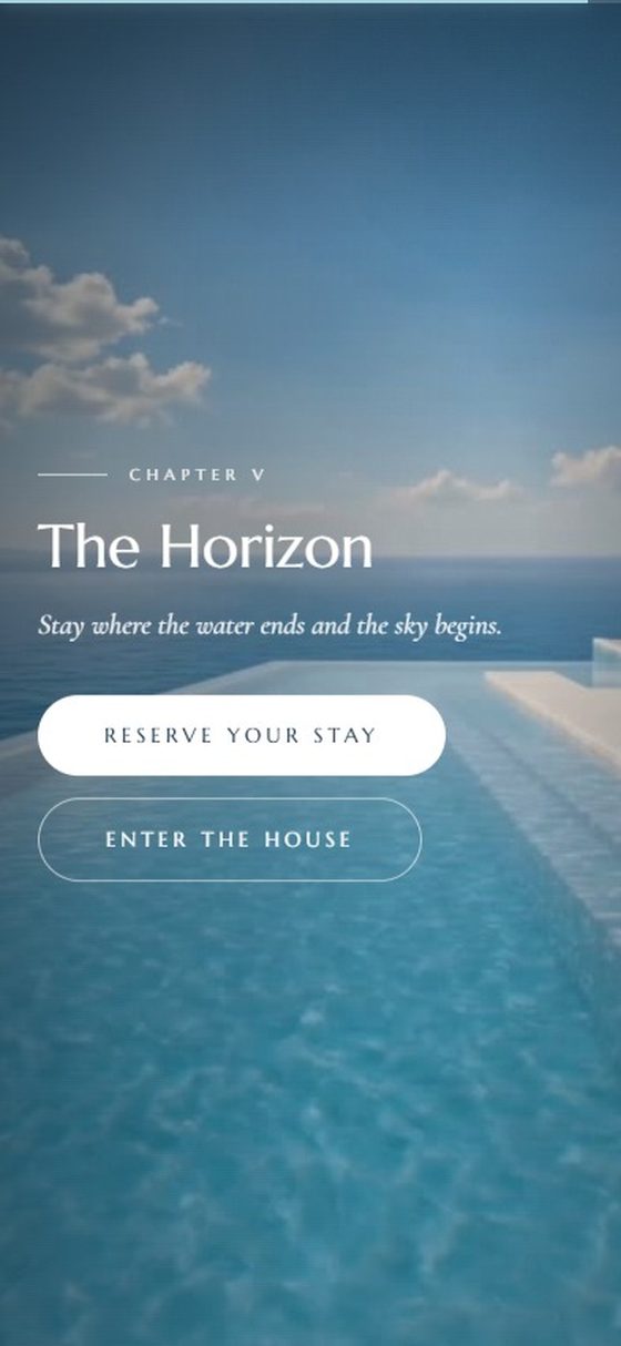 Hýdor on a phone: Stay where the water ends and the sky begins.