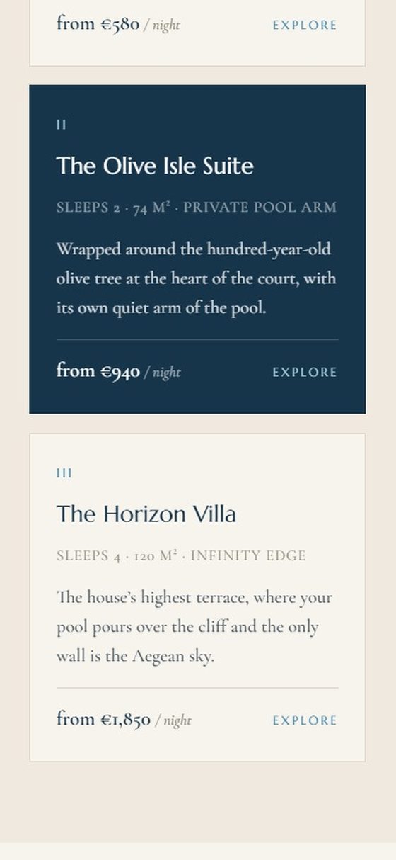 Hýdor on a phone: Suites at water level.