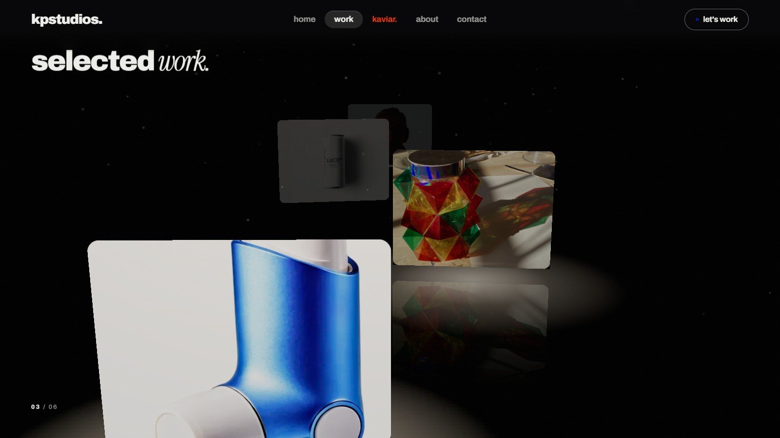 KP Studios: Selected work, in three dimensions.