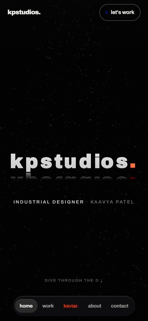 KP Studios on a phone